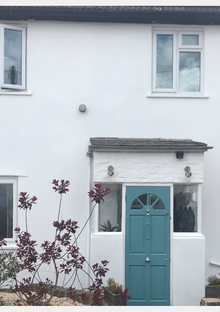 Front of house external paint render Buxton