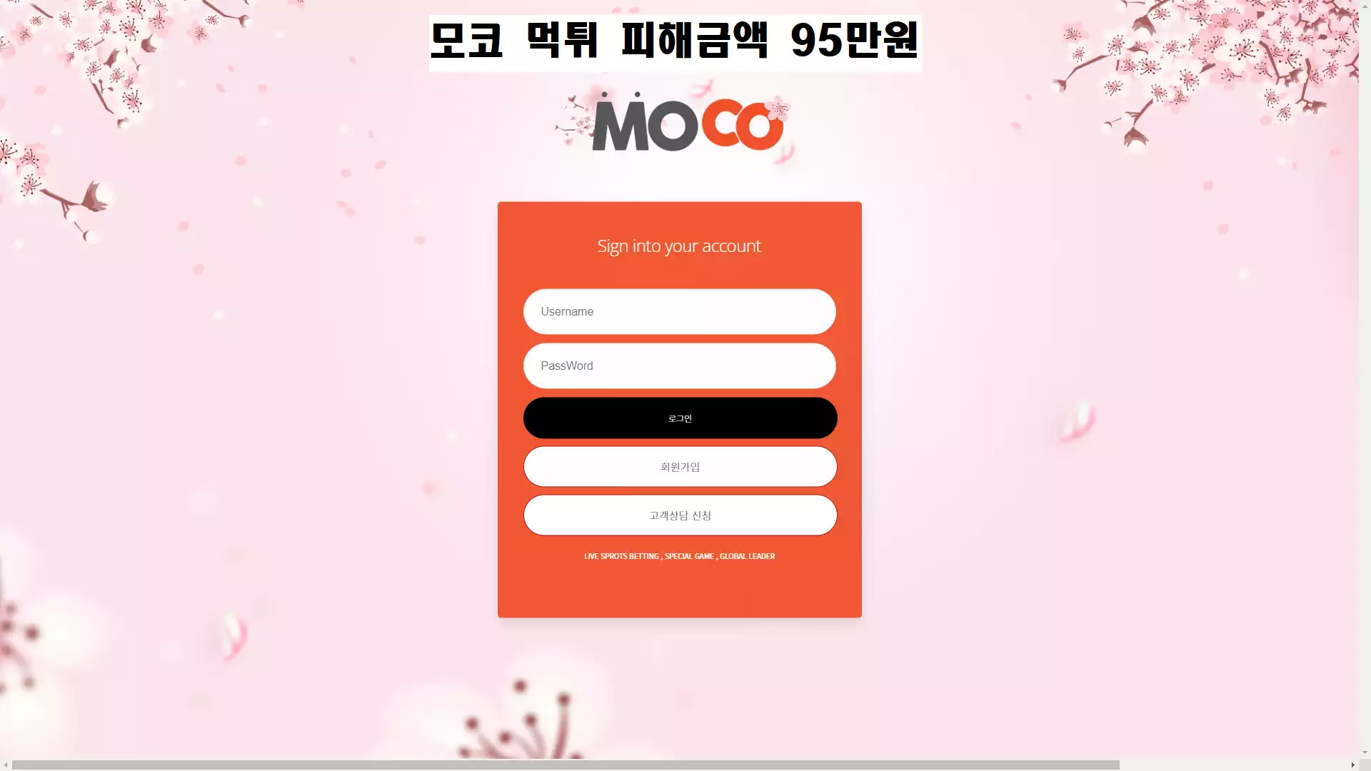 모코 먹튀사이트