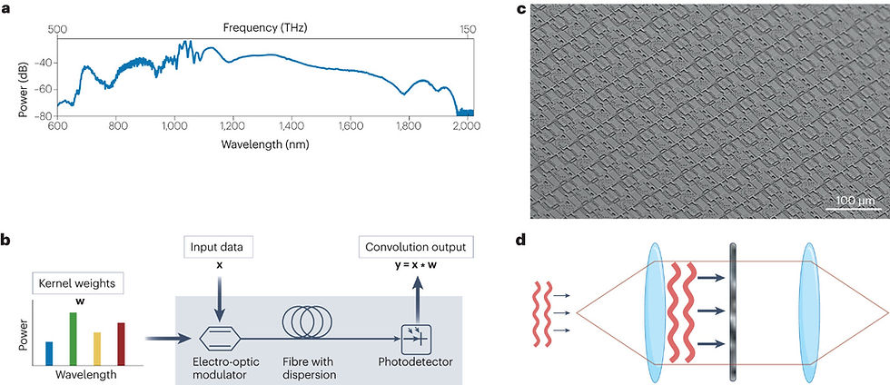 three features most likely to have a key role in any future optical processor