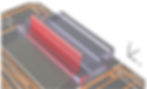 glass micro-optic bridge attached to PIC