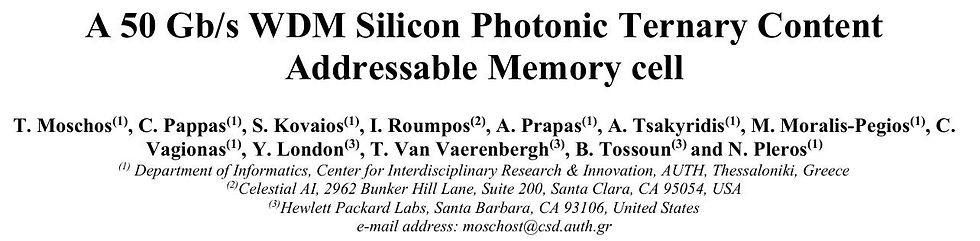 A 50 Gb/s WDM Silicon Photonic Ternary Content Addressable Memory cell