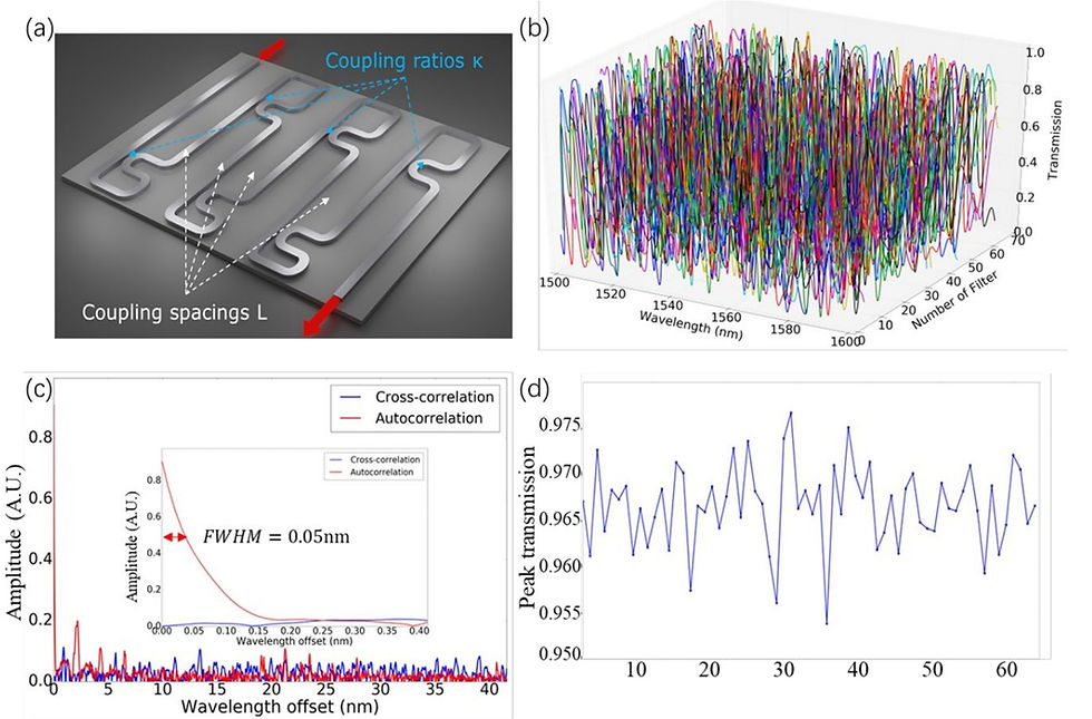 Schematic of the MPSCW filter with 4 coupling points