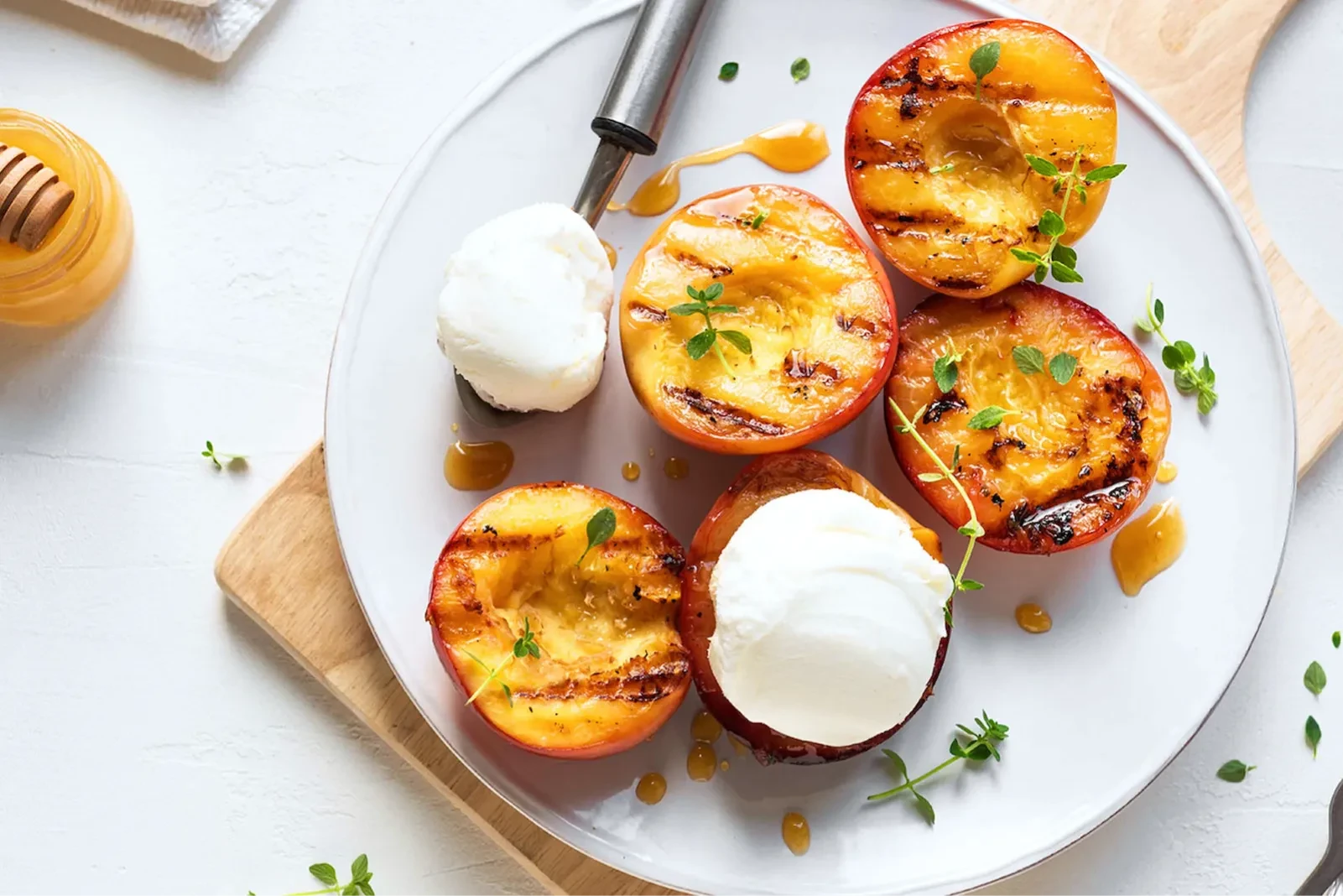 Grilled Peaches a la Mode Recipe