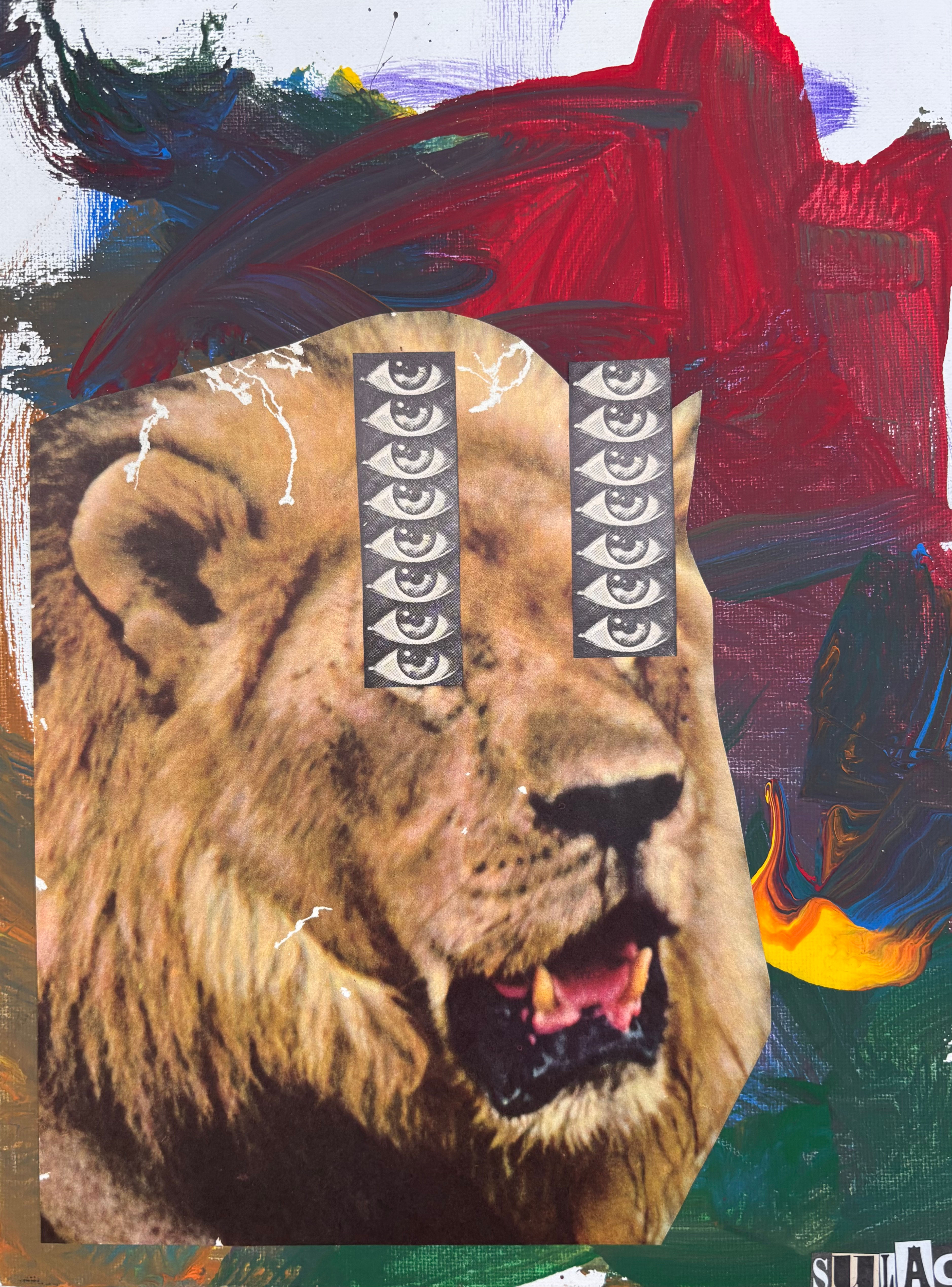 The Lion Sees All (9x12)