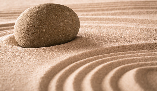 Rock in Sand