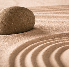 Rock in Sand