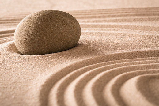 Pierre du jardin zen