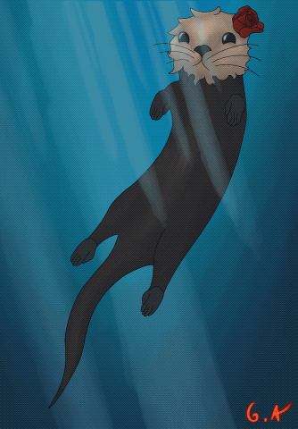 [0453] Swimming with a rose