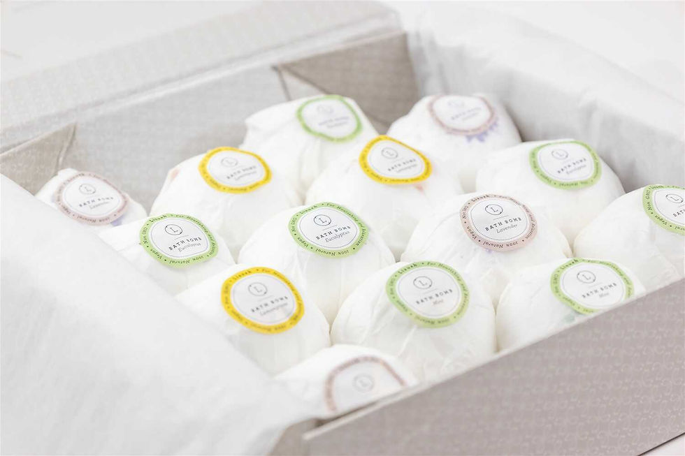 Thumbnail: Wholesale - Bath Bombs Gift Box, Set of 14 Big 100% Natural Relaxing Bath Bombs