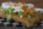 Flautas de pollo