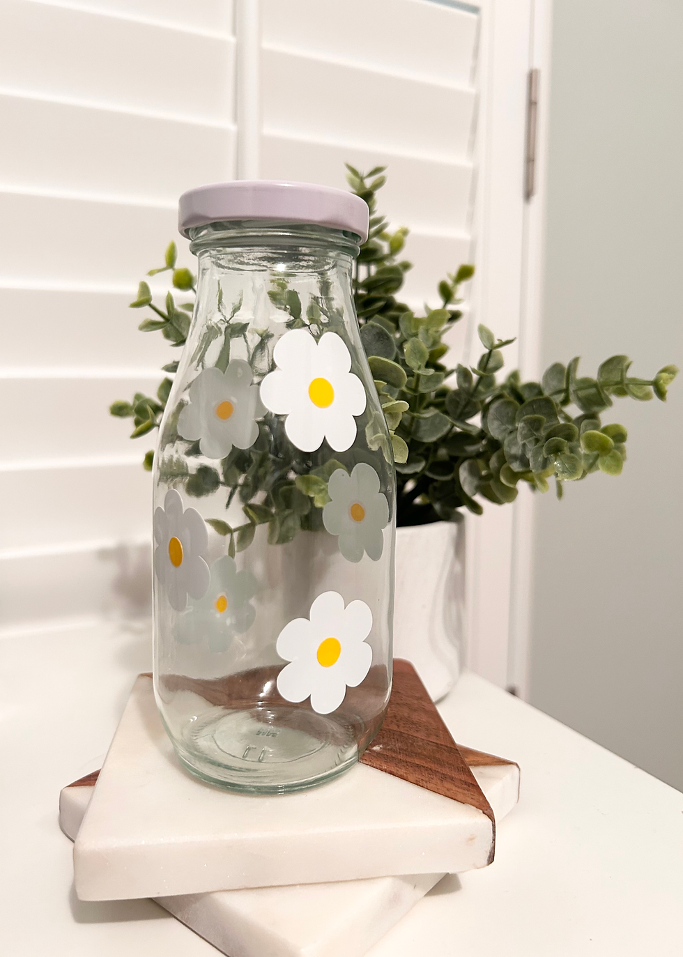 Flower Milk Bottle