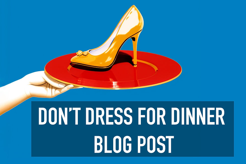 Don't Dress for Dinner Blog Post by Lisa Wakley - Frinton Summer Theatre