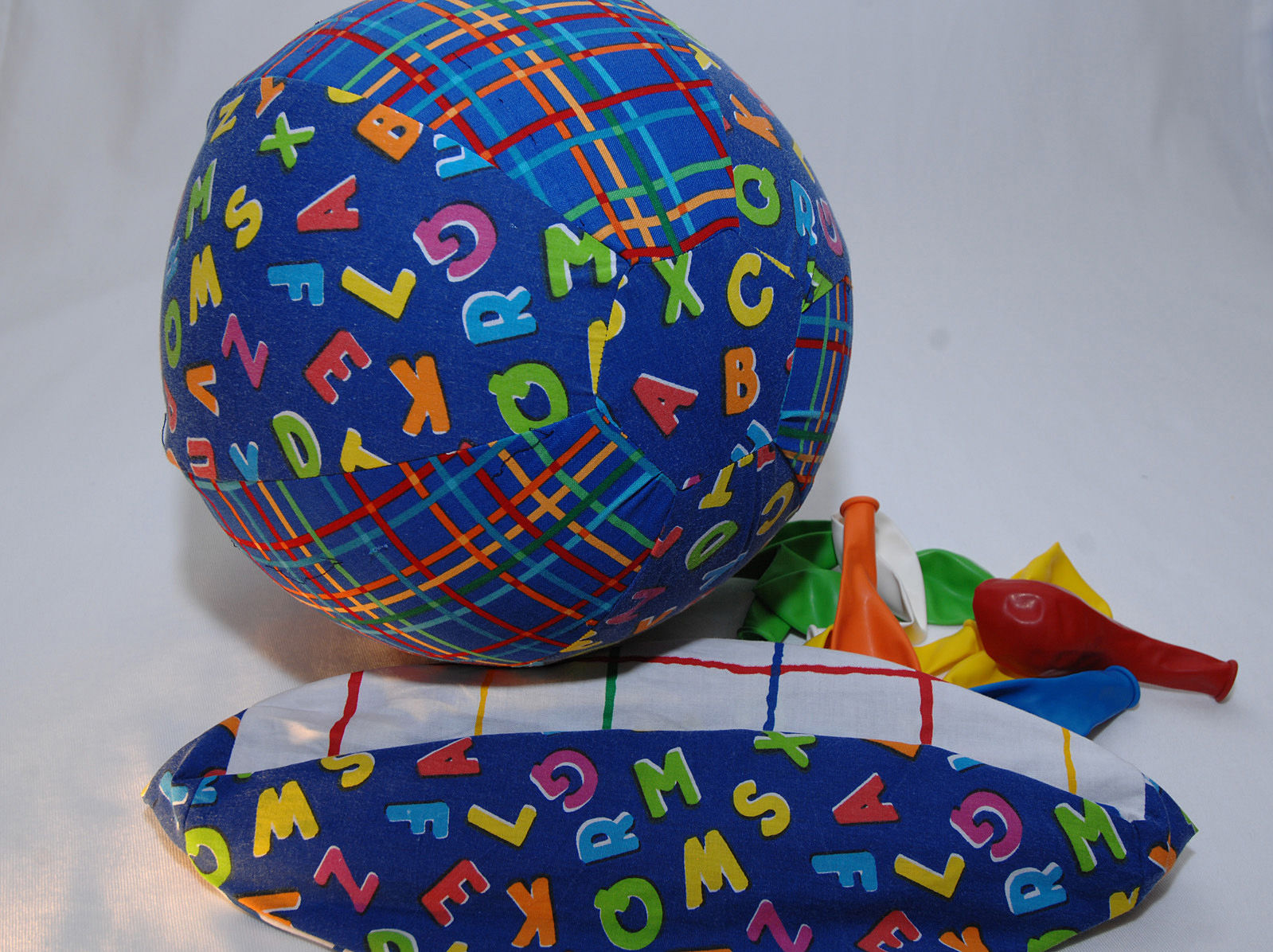 Alphabet Fabric Covered Balloon