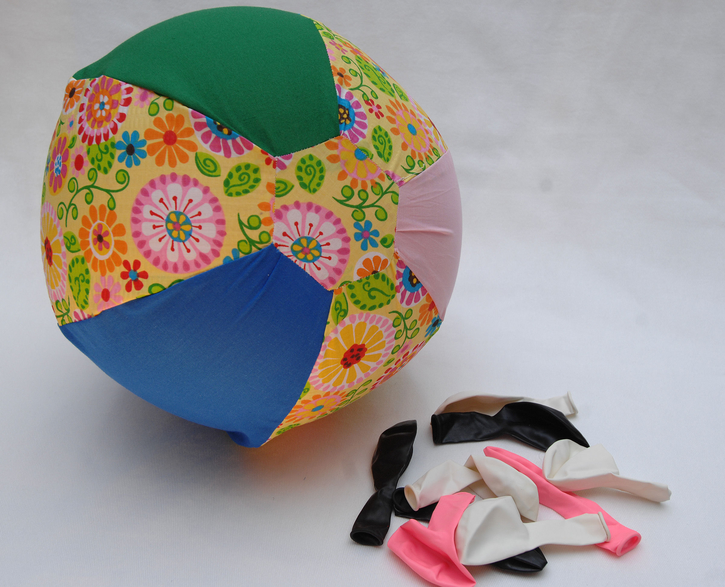 Yellow Garden Fabric Covered Balloon
