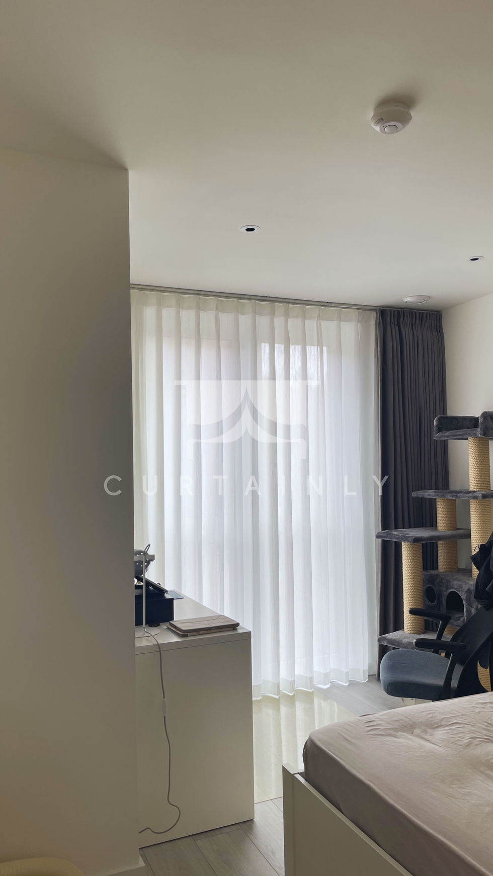 Curtainly Project in Tower Hamlets London - Privacy Sheers - Constance