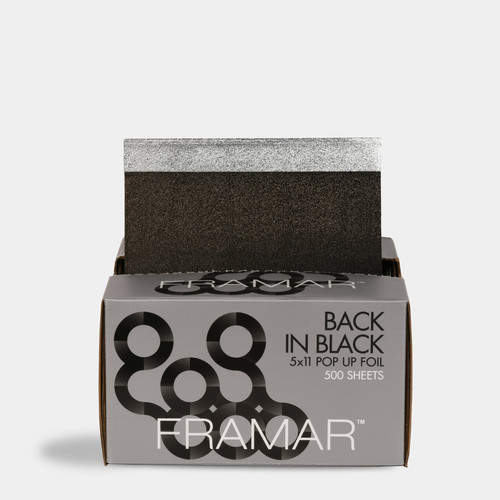 Embossed Back in Black Pop Up - 5 x 11