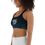Thumbnail: Moisture Wicking Aloha Sports Bra (White & Black Piping)