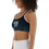 Thumbnail: Moisture Wicking Aloha Sports Bra (White & Black Piping)