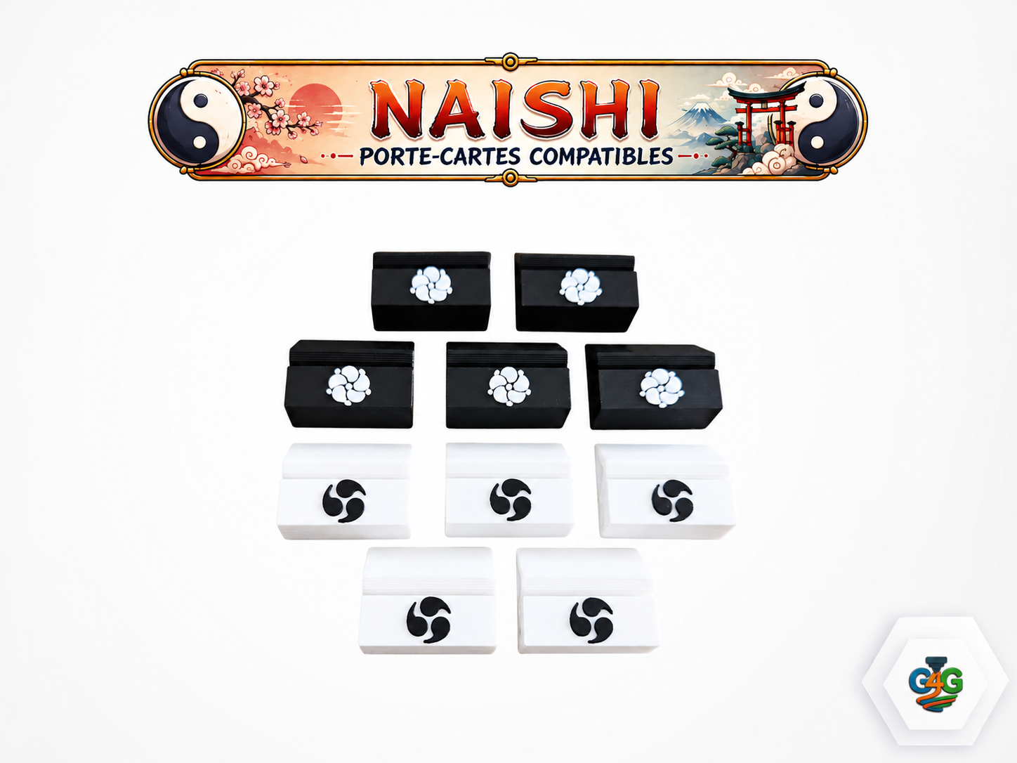 Naishi - porte cartes compatible