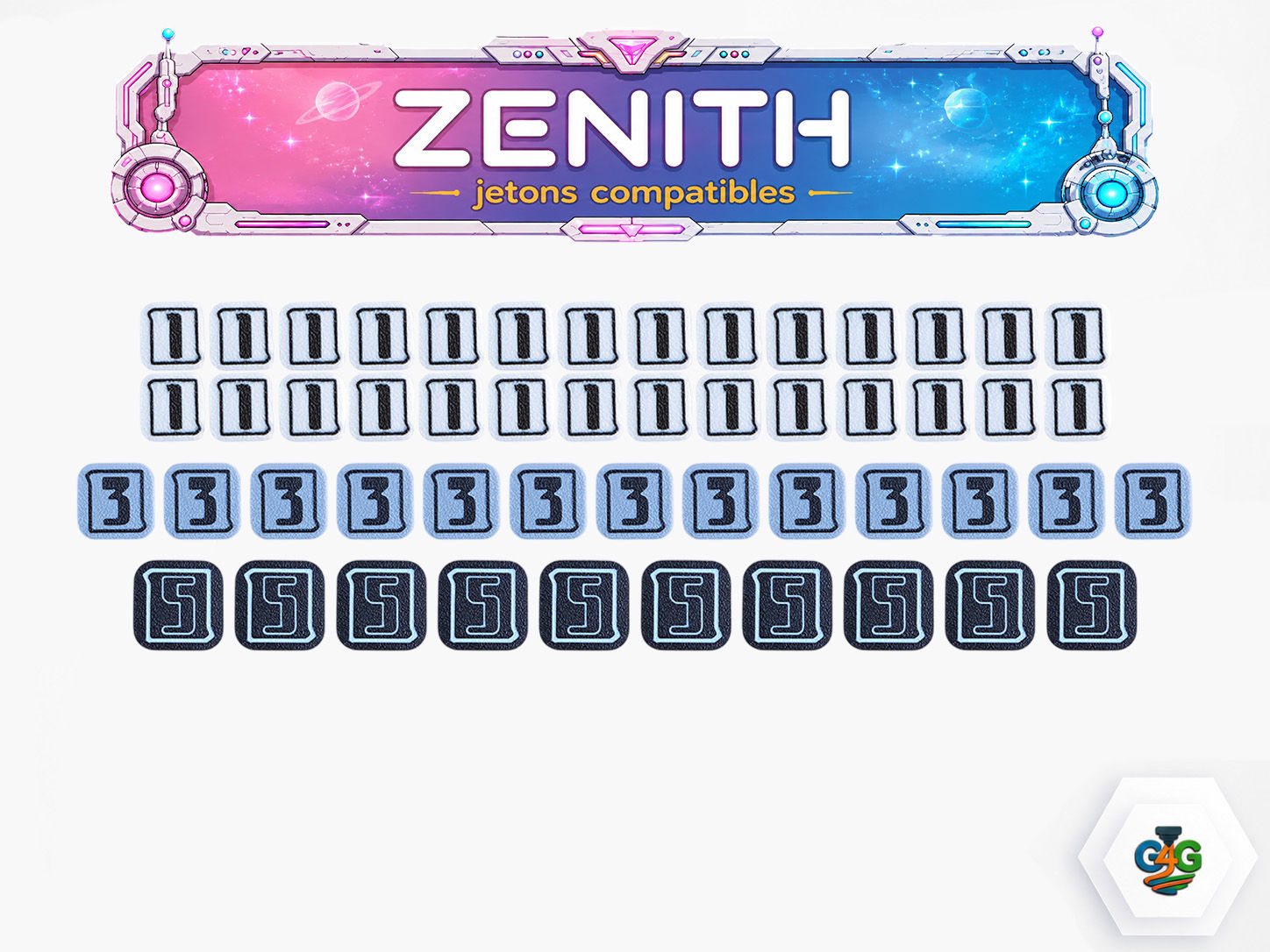 Zénith - Jetons Crédit Compatibles