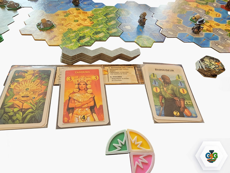 Miniature : La Course vers El Dorado – Dangers & Muisca - Tuiles  compatibles