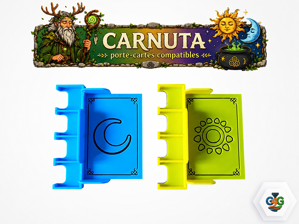 porte-cartes compatibles avec le jeu de société Carnuta par goodies4games.com