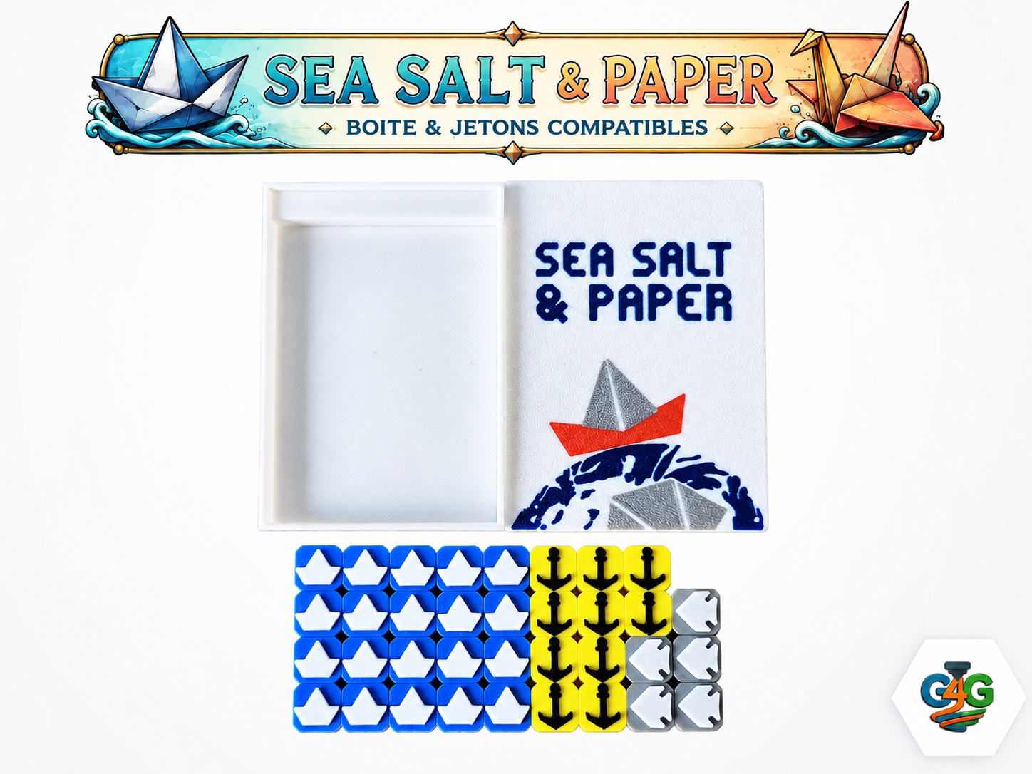 Sea Salt & Paper - Jetons compatibles
