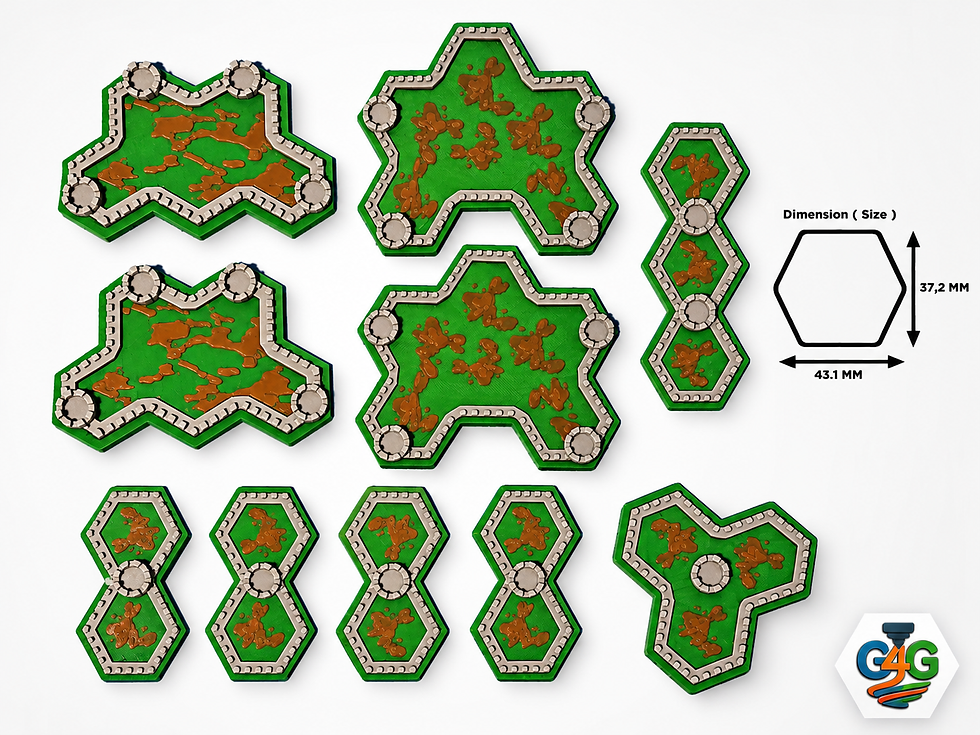 Miniature : Rebirth - Tuiles compatibles - Mode 2 Joueurs (Irlande & Écosse)