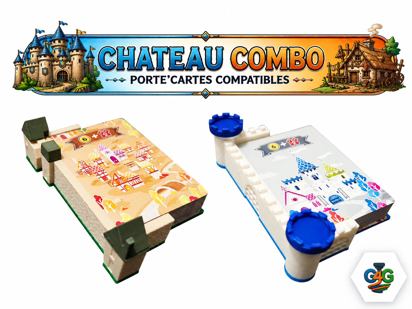 Chateau Combo - porte-cartes compatibles