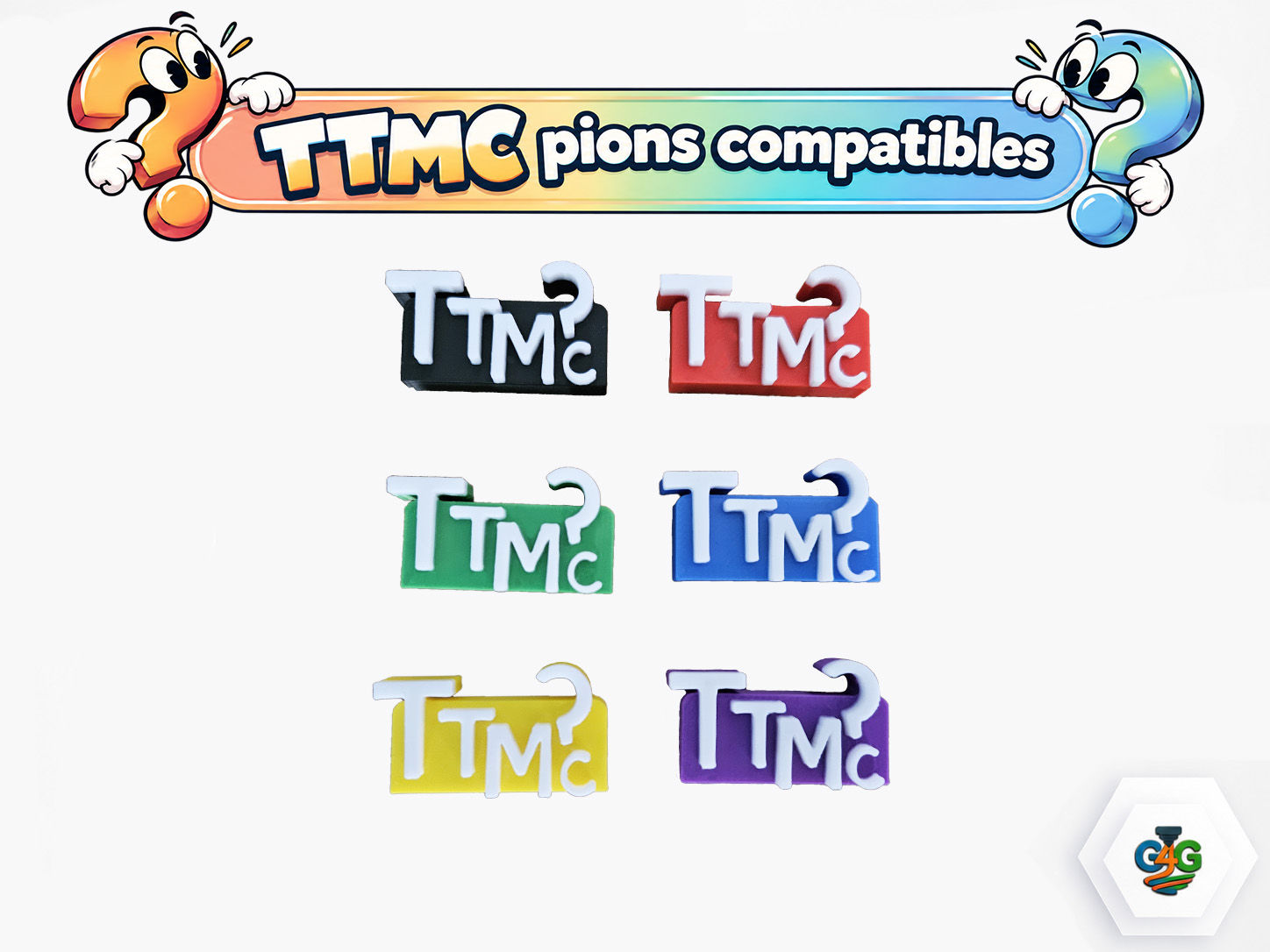 TTMC - Tu te mets combien ? - Pions joueurs compatibles