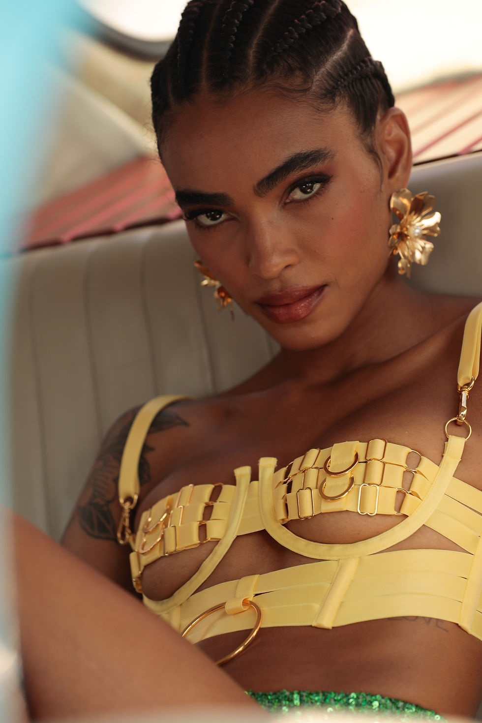 Thumbnail: LIGHT YELLOW HALO BRALETTE