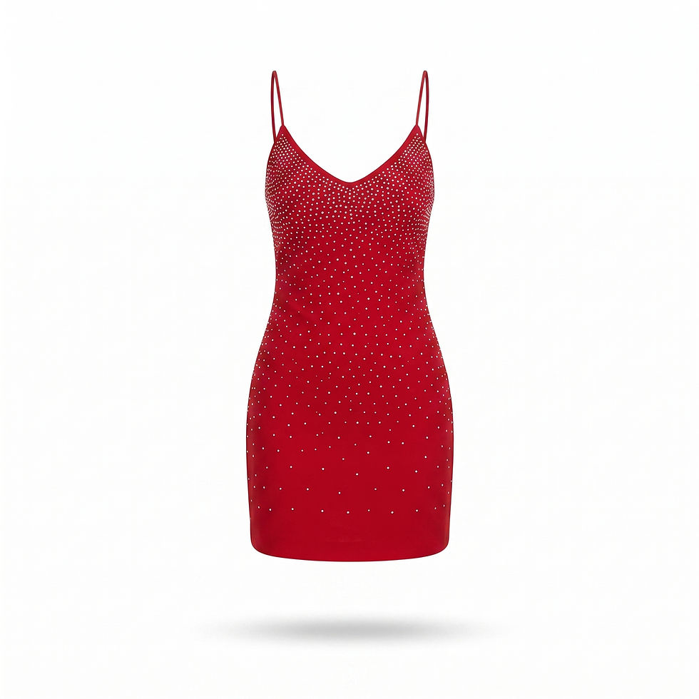 vestido tubinho vermelho