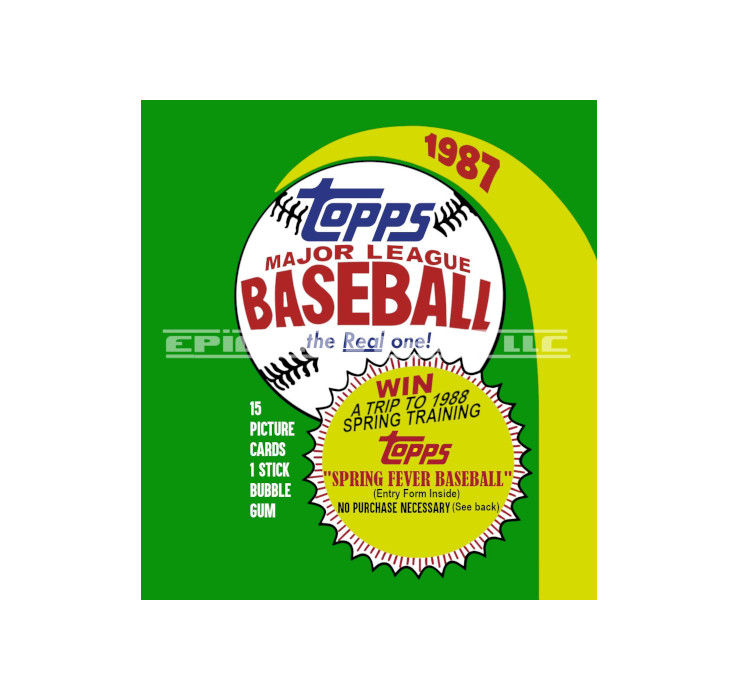 Thumbnail: Custom Made 1-Inch 1987 Topps Baseball Trading Card Album Binder