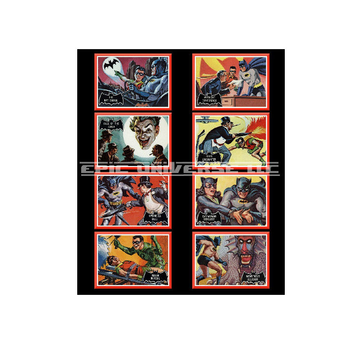 Thumbnail: Custom Made 1-Inch 1966 Batman Black Bat Trading Card Album Binder