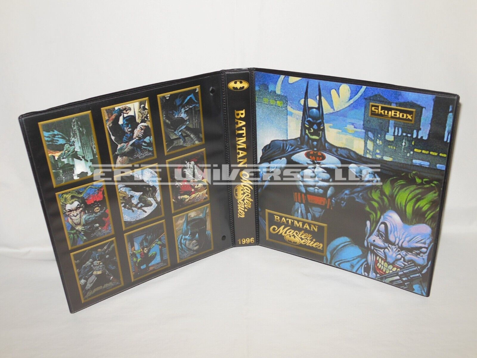 Custom Made 1-Inch 1996 Batman Master Series Trading Card Album Binder