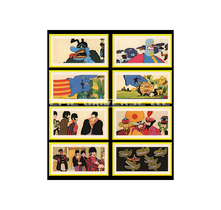 Thumbnail: Custom Made 1-Inch 1968 The Beatles Yellow Submarine Trading Card Album Binder