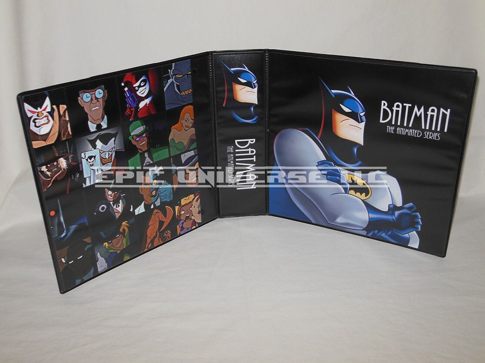 Custom Made 3-Inch 1993 Batman The Animated Series Trading Card Album Binder
