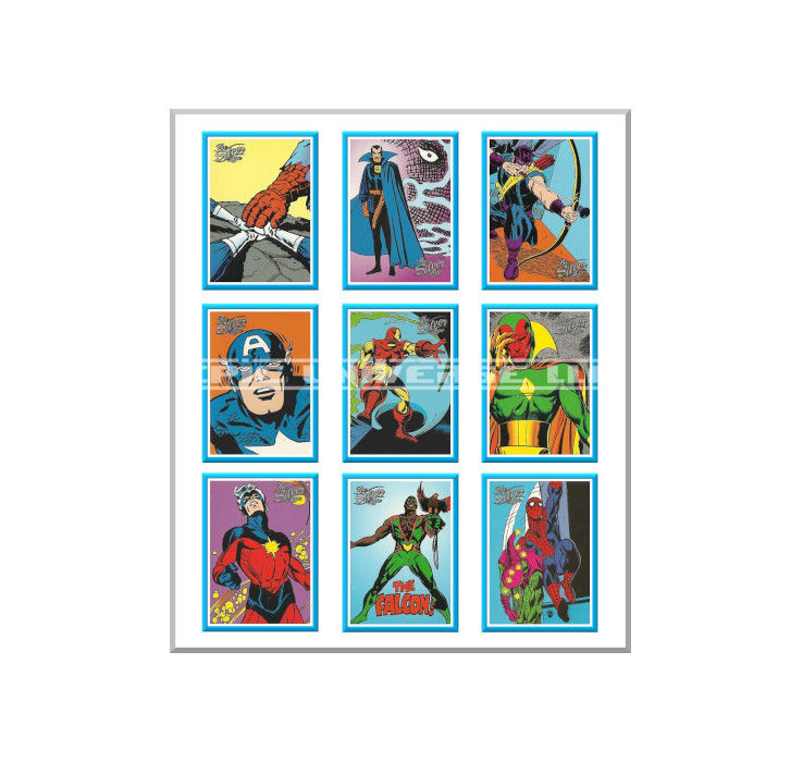 Thumbnail: Custom Made 1-Inch 1998 Marvel The Silver Age Trading Card Album Binder