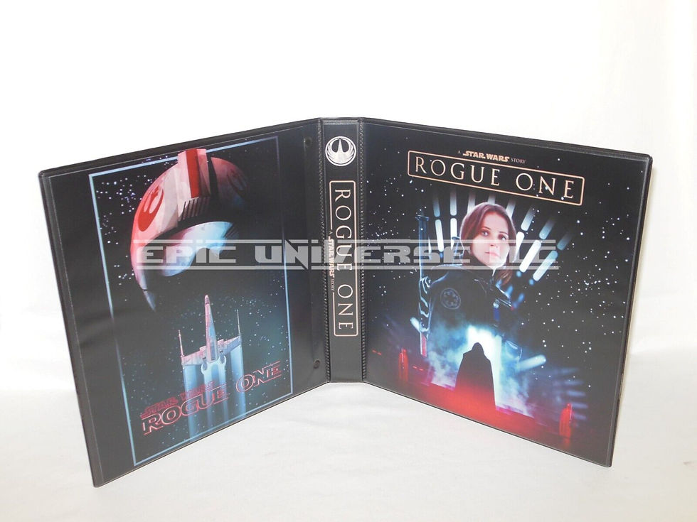 Custom Made 1-Inch 2018 Star Wars Rogue One Trading Card Album Binder