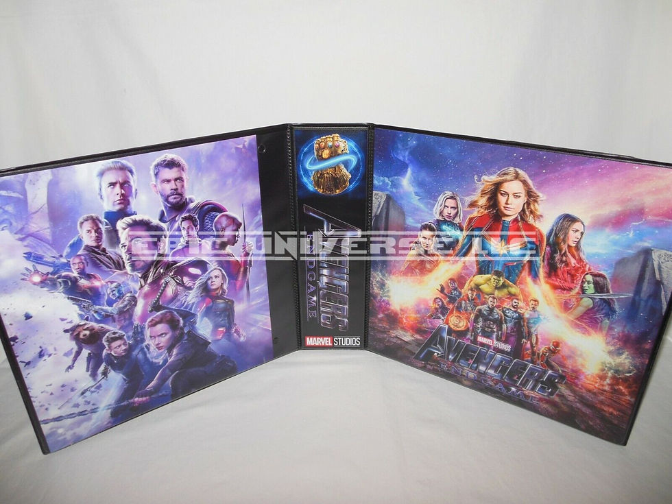 Custom Made 2-Inch 2020 Avengers Endgame Trading Card Binder