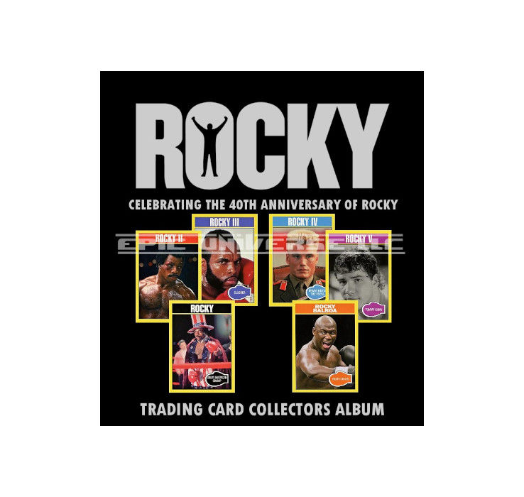 Thumbnail: Custom Made 1-Inch 2016 Rocky 40th Anniversary Trading Card Album Binder