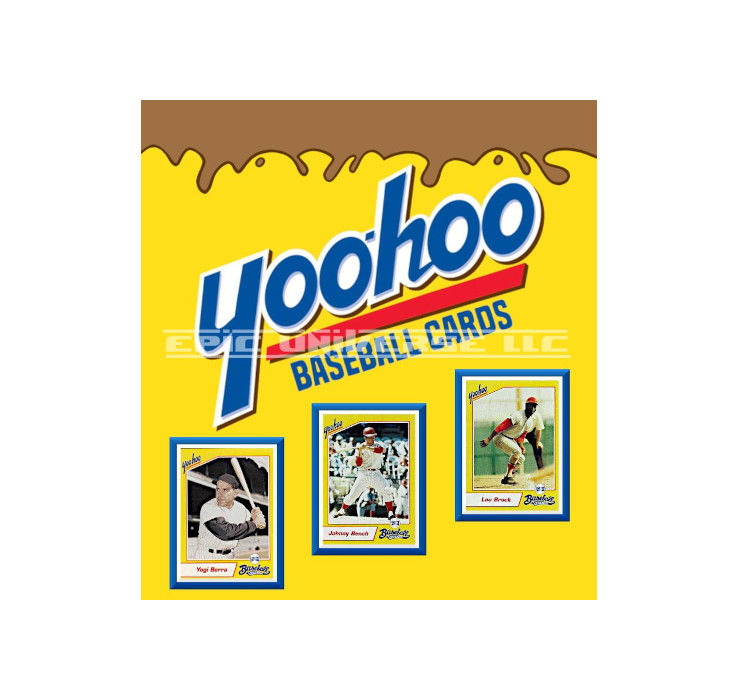 Thumbnail: 1-Inch 1992-1993 Yoo-Hoo Baseball Trading Card Front Album Binder Cover.