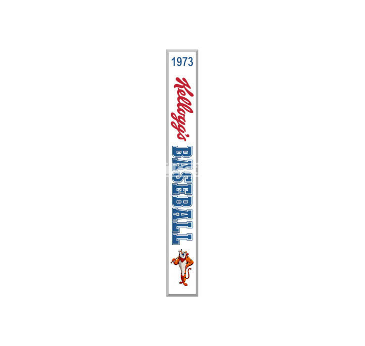 Thumbnail: 1-Inch 1973 Kellogg's Cereal 3-D Baseball Super Stars Trading Card Spine Album Binder Cover.