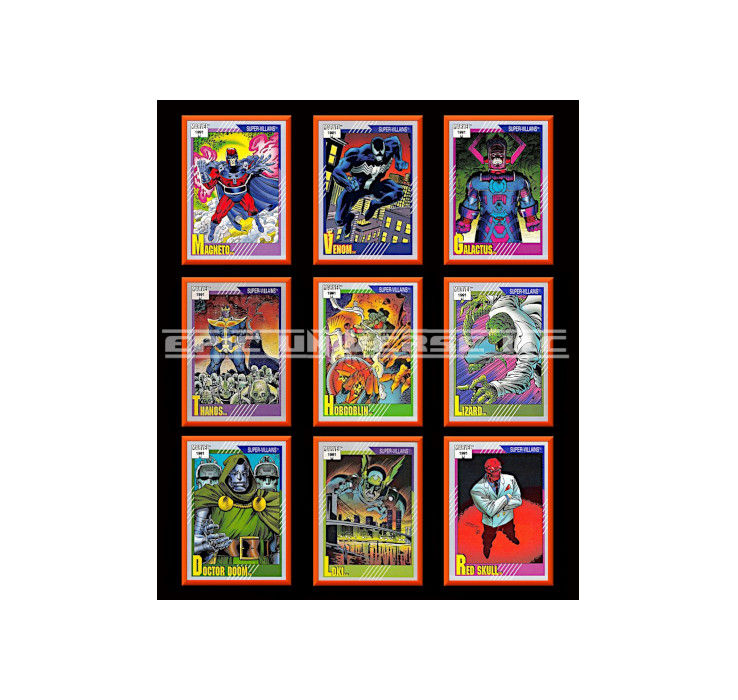 Thumbnail: Custom Made 1-Inch 1991 Marvel Universe Series 2 Trading Card Album Binder