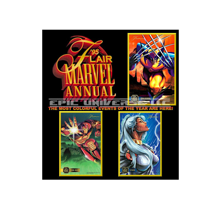Thumbnail: Custom Made 1-Inch 1995 Marvel Annual Trading Card Album Binder