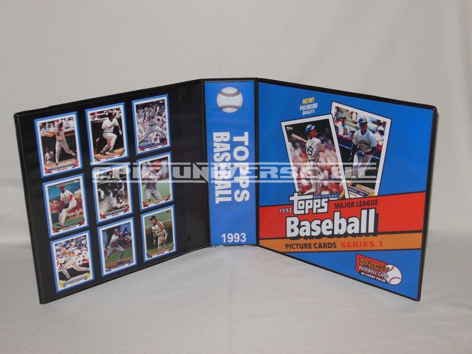 Custom Made 3-Inch 1993 Topps Baseball Trading Card Album Binder