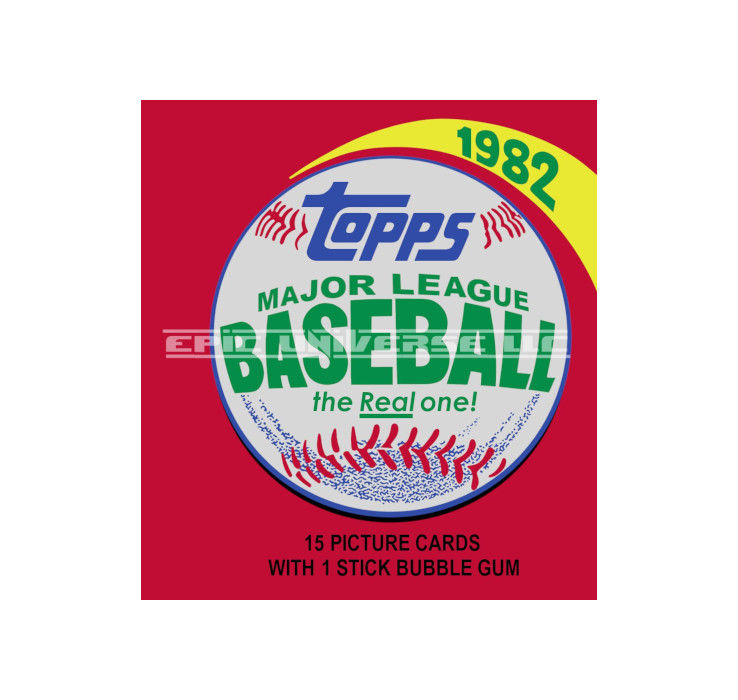Thumbnail: Custom Made 1-Inch 1982 Topps Baseball Trading Card Album Binder