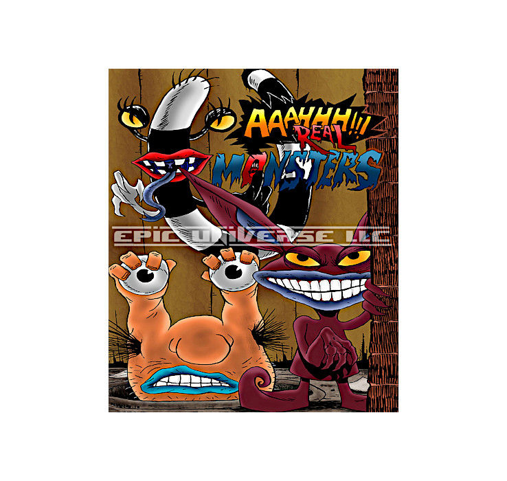 Thumbnail: Custom Made 1-Inch 1995 Aaahh Real Monsters Trading Card Album Binder