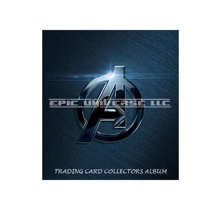 Thumbnail: Custom Made 1-Inch 2012 The Avengers Trading Card Album Binder