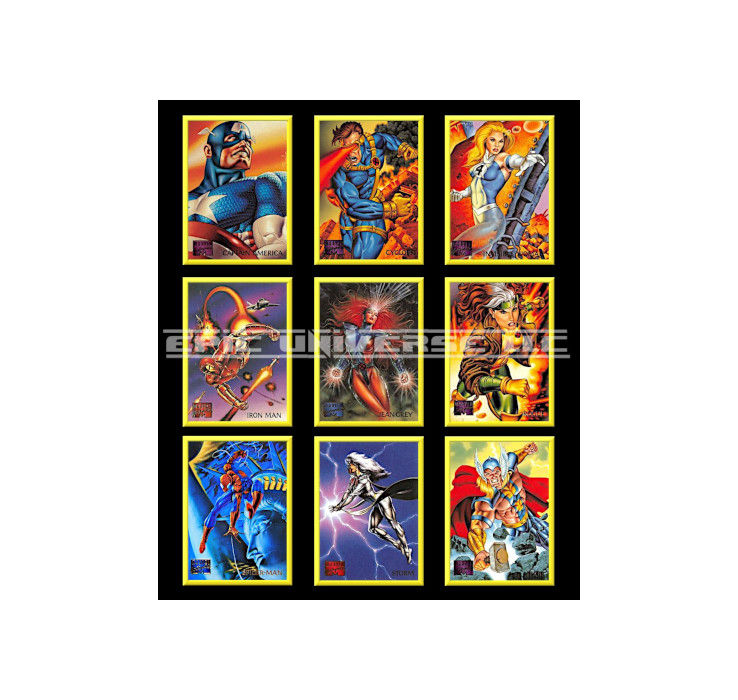 Thumbnail: Custom Made 1-Inch 1995 Marvel Masterpieces Series 4 Trading Card Album Binder